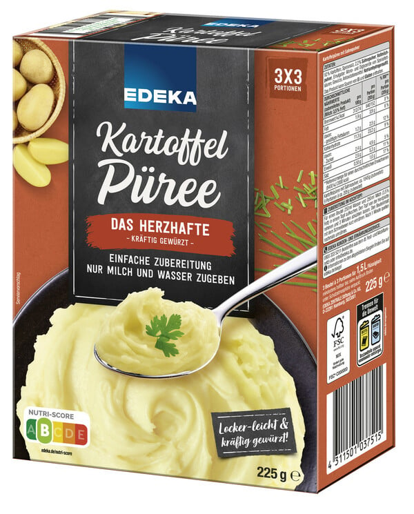 Bild 1 von EDEKA Kartoffelpüree Das Herzhafte 225G