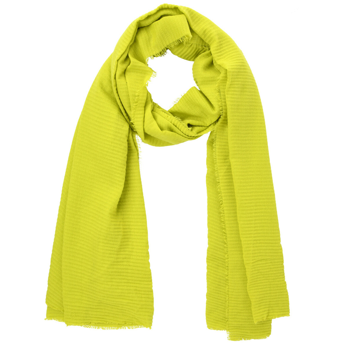 Bild 1 von Damen Tuch in Crinkle-Optik HELLGRÜN