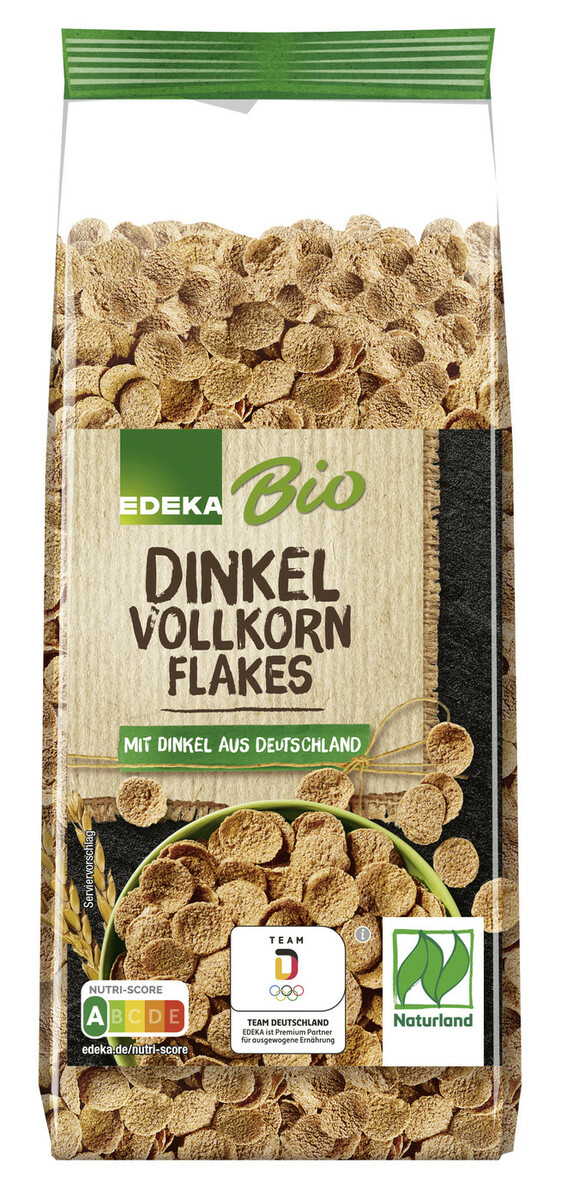 Bild 1 von EDEKA Bio Dinkel Vollkorn Flakes 200G