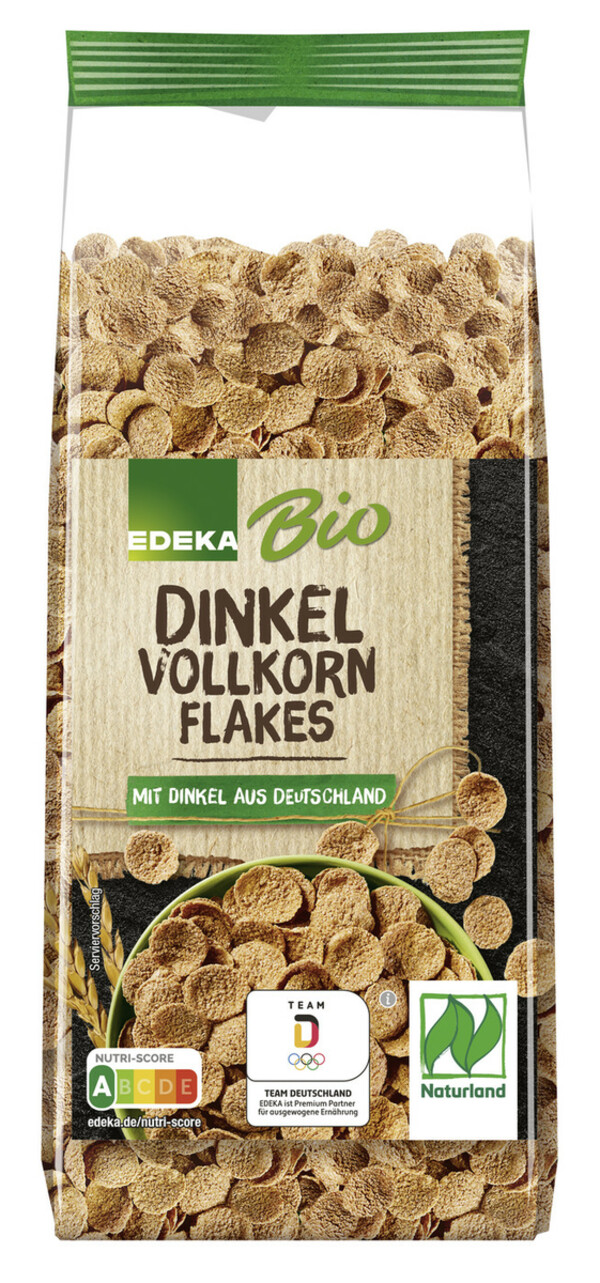 Bild 1 von EDEKA Bio Dinkel Vollkorn Flakes 200G