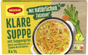 Maggi Klare Suppe mit Suppengrün für 8L 168G