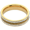 Bild 1 von Damen Ring mit Kettenelement GOLD
