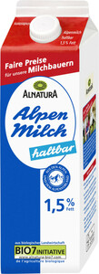 Alnatura Bio Haltbare Alpenmilch 1,5% 1L