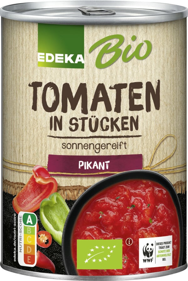 Bild 1 von EDEKA Bio Tomaten in Stücken pikant 400G