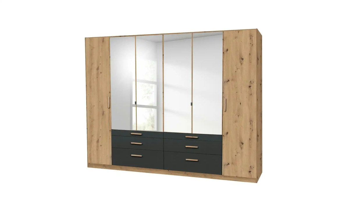 Bild 1 von Drehtürenschrank  Mosbach ¦ holzfarben ¦ Maße (cm): B: 271 H: 210 Schränke > Kleiderschränke > Drehtürenschränke - Sconto