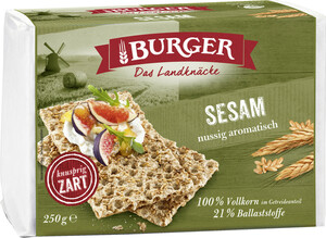 Burger das Landknäcke Sesam 250G