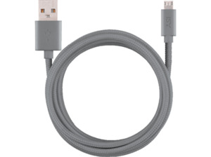 ISY IFC-1800-GY-M, Micro-USB Ladekabel, 1,8 m, Grau, Grau
