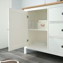 Bild 3 von HEMNES Sideboard, weiß gebeizt/hellbraun