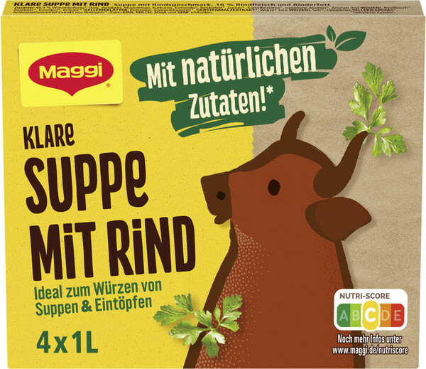 Bild 1 von Maggi Klare Suppe mit Rind für 4L 80G