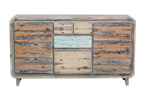 Bild 1 von Phill Hill Sideboard THORSTEN Akazie massiv  ca. 155 x 87 x 38 cm - 2 Türen - 4 Schubkästen