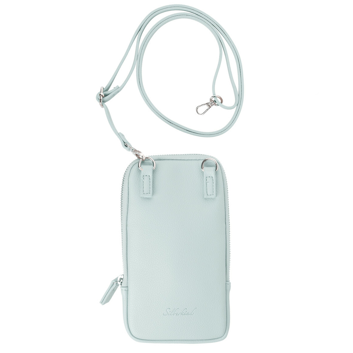 Bild 1 von Damen Handytasche aus Lederimitat GRAUGRÜN