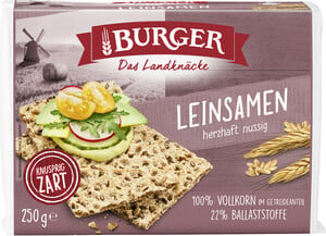 Burger Das Landknäcke Leinsamen 250G