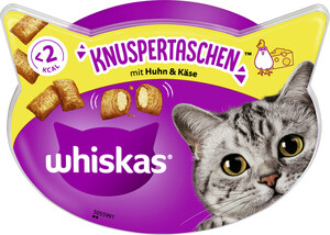 Whiskas Knusper-Taschen mit Huhn & Käse 60G