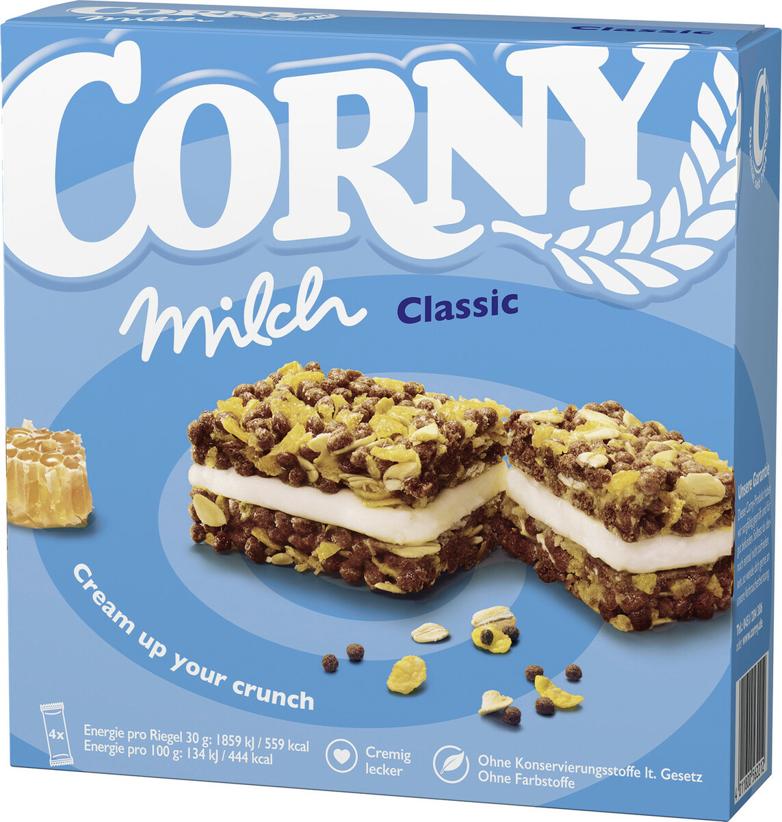 Bild 1 von Corny Milch Classic 4ST 120G