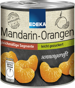 EDEKA Mandarin-Orangen leicht gezuckert 312G