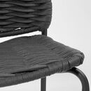 Bild 4 von TEGELÖN Stuhl, innen/außen, dunkelgrau/schwarz