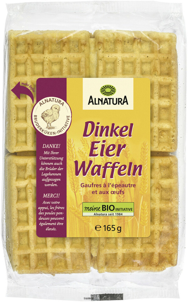 Bild 1 von Alnatura Bio Dinkel Eierwaffeln 165G