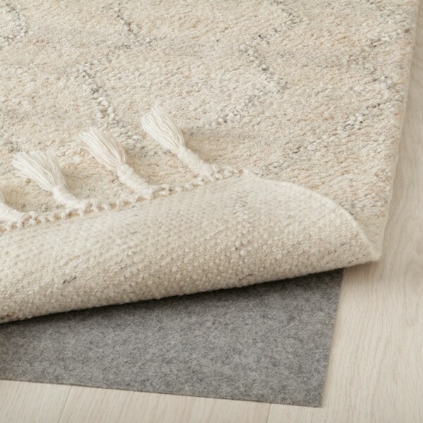 Bild 4 von LENTÅTEL  Teppich Langflor, beige/Handarbeit 170x240 cm