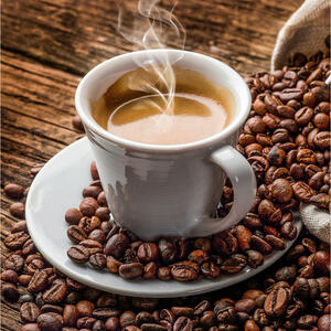 Monee Glasbild kaffee , Gl146 Coffee 1B , Multicolor , Metall, Glas , 30x30 cm , 005090002701