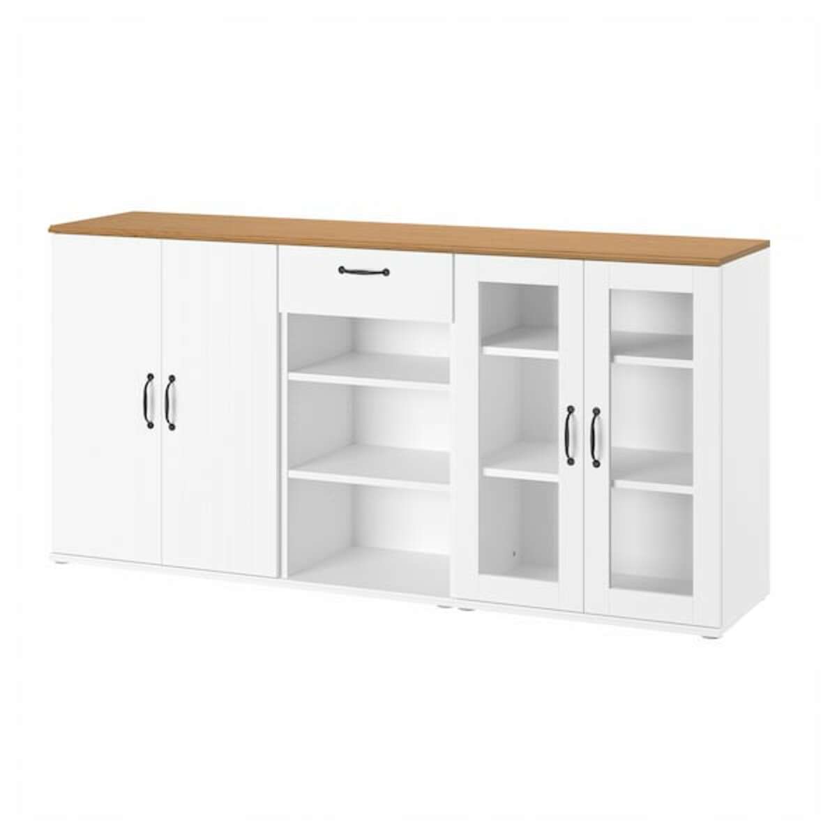 Bild 1 von SKRUVBY  Vitrine, weiß 190x90 cm