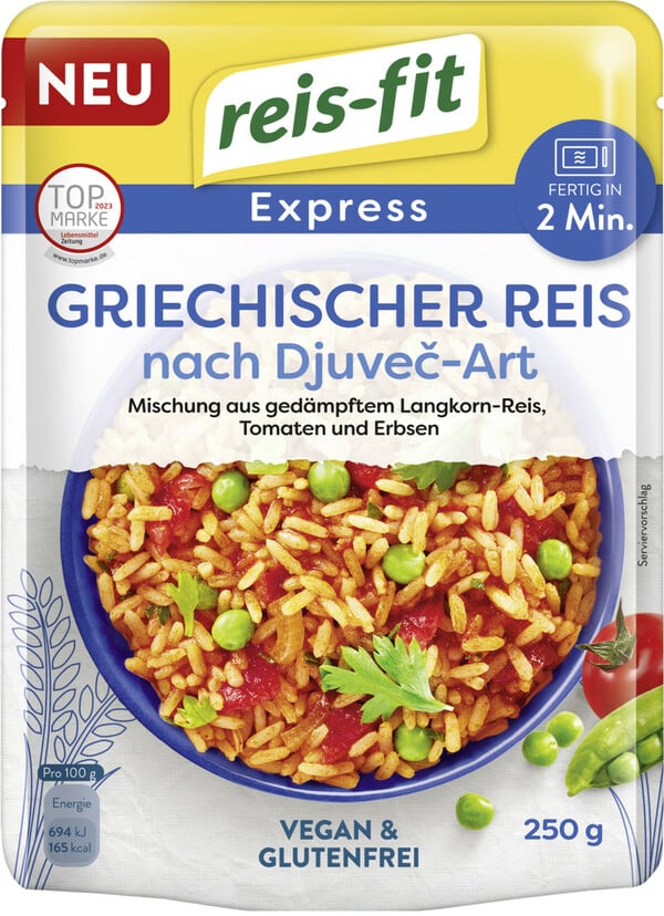 Bild 1 von Reis-fit Express Griechischer Reis nach Djuvec-Art 250G