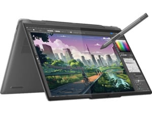 LENOVO Yoga 7, Convertible, mit 14 Zoll Display, AMD Ryzen™ 5 8640HS Prozessor, 16 GB RAM, 512 SSD, Radeon™ 760M, Storm Grey, Windows 11 Home (64 Bit), Storm Grey