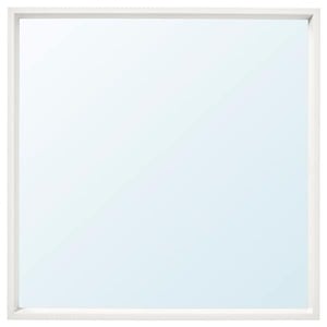 NISSEDAL
              
                Spiegel, weiß, 65x65 cm