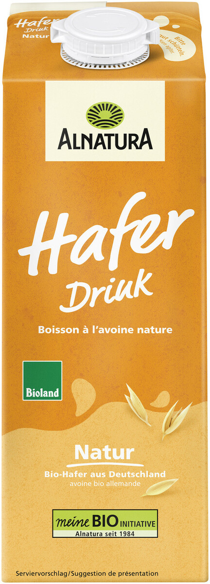 Bild 1 von Alnatura Bio Hafer Drink Natur 1L