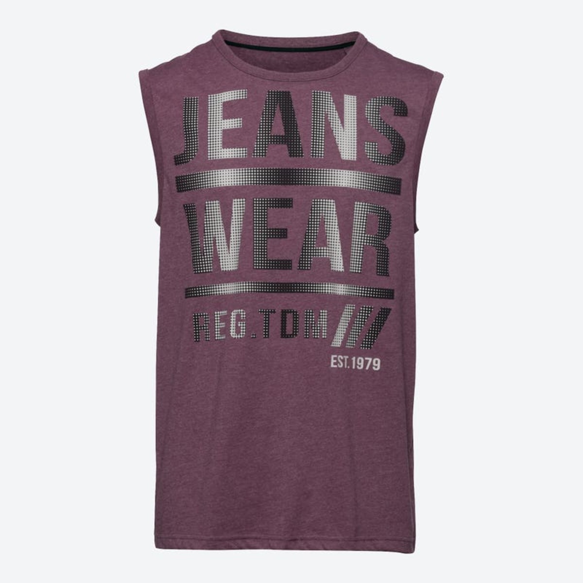 Bild 1 von Herren-Muskelshirt mit breiten Trägern, Dark-red