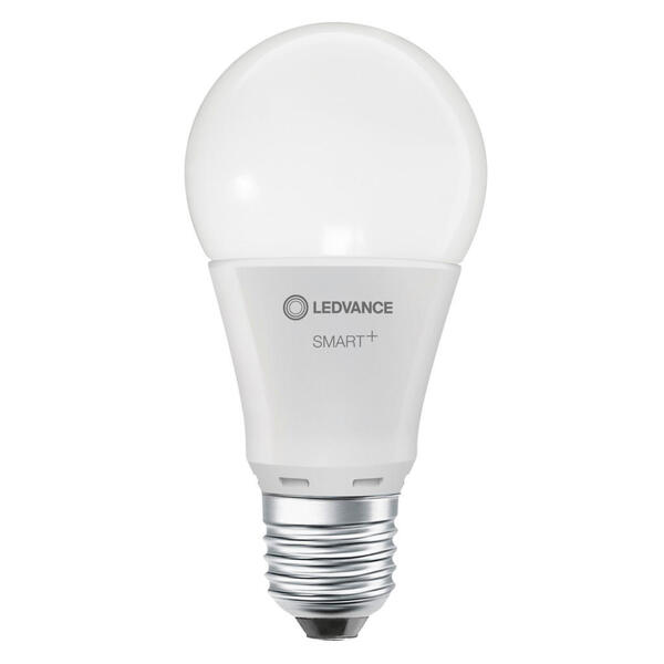 Bild 1 von Ledvance Led-Leuchtmittel Smart+ WiFi Classic Dimmable, Weiß, Metall, Kunststoff, Glas, E27, F, 9,5 W, 11.5 cm, Lampen & Leuchten, Innenbeleuchtung, Smart Lights, Smarte Glühbirnen, F