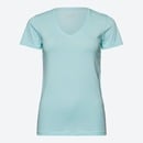 Bild 1 von Damen-T-Shirt mit V-Ausschnitt, Light-blue