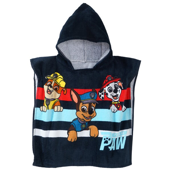 Bild 1 von PAW Patrol Badeponcho mit Motiven DUNKELBLAU