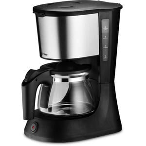 Trisa Electronics Filterkaffeemaschine, Schwarz, Kunststoff, 0,75 L,750 ml, 15.5x27x22 cm, Fsc, Reach, Warmhalteplatte, Tropf-Stopp-Funktion, Wassernachfüllanzeige, Küchengeräte, Kaffeemaschinen &