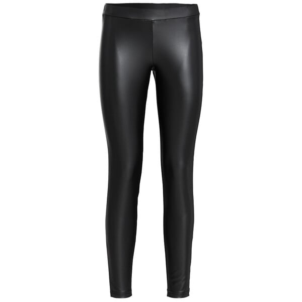 Bild 1 von Damen Leggings in Leder-Optik SCHWARZ