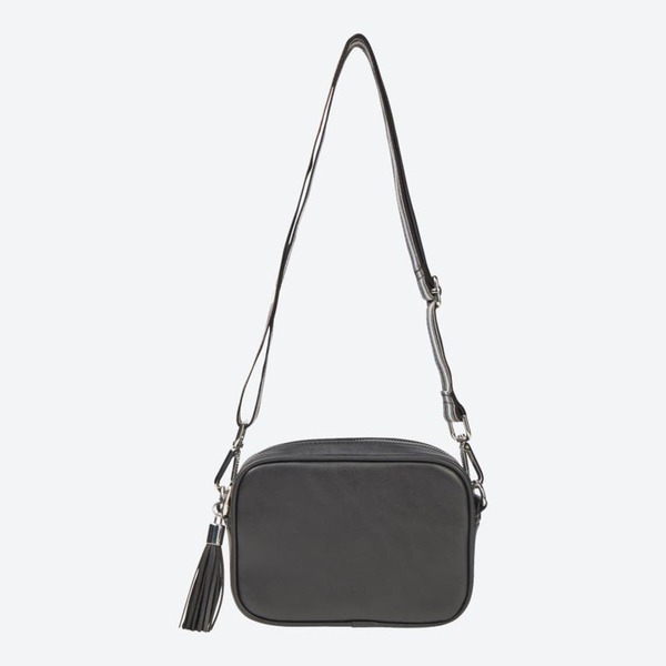 Bild 1 von Damen-Handtasche mit farbigem Träger, ca. 18x13x5cm, Black