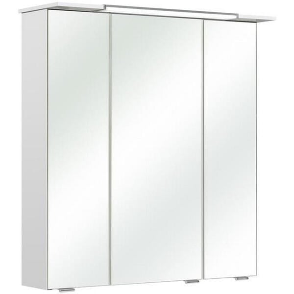 Bild 1 von Pelipal Spiegelschrank QS 376, Metall, 6 Fächer, 67x71x23.5 cm, Made in Germany, Badezimmer, Badezimmerspiegel, Spiegelschränke