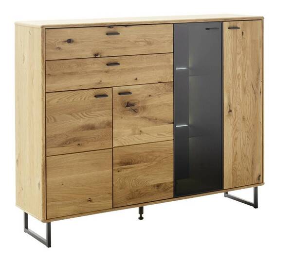 Bild 1 von Zurbrüggen Highboard AREZZO, Teilmassiv