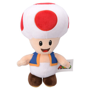 Super Mario Plüschtier Toad ca. 20 cm WEISS / ROT