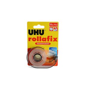 UHU rollafix transp. 25m + small d, klar