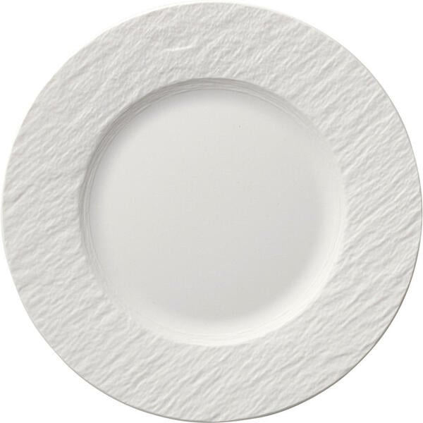 Bild 1 von Villeroy & Boch Frühstücksteller Manufacture Rock blanc, Weiß, Keramik, rund, Essen & Trinken, Geschirr, Teller, Kuchenteller