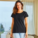Bild 1 von Damen-T-Shirt aus SUPIMA®-Baumwolle, Black