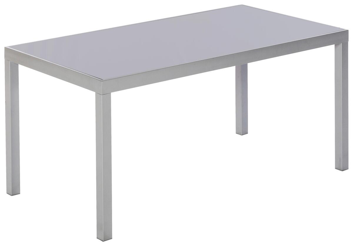 Bild 1 von Gartentisch Aluminium/Glas L: 150 cm, Silberfarben