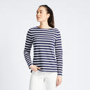 Bild 1 von Segelshirt langarm Damen 100 blau/weiss Blau