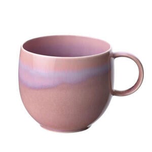 like.Villeroy & Boch Kaffeebecher Perlemor Coral, Rosa, Keramik, 370 ml, Kaffee & Tee, Tassen, Kaffeebecher