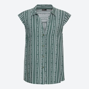 Damen-Bluse mit Kragen, Green