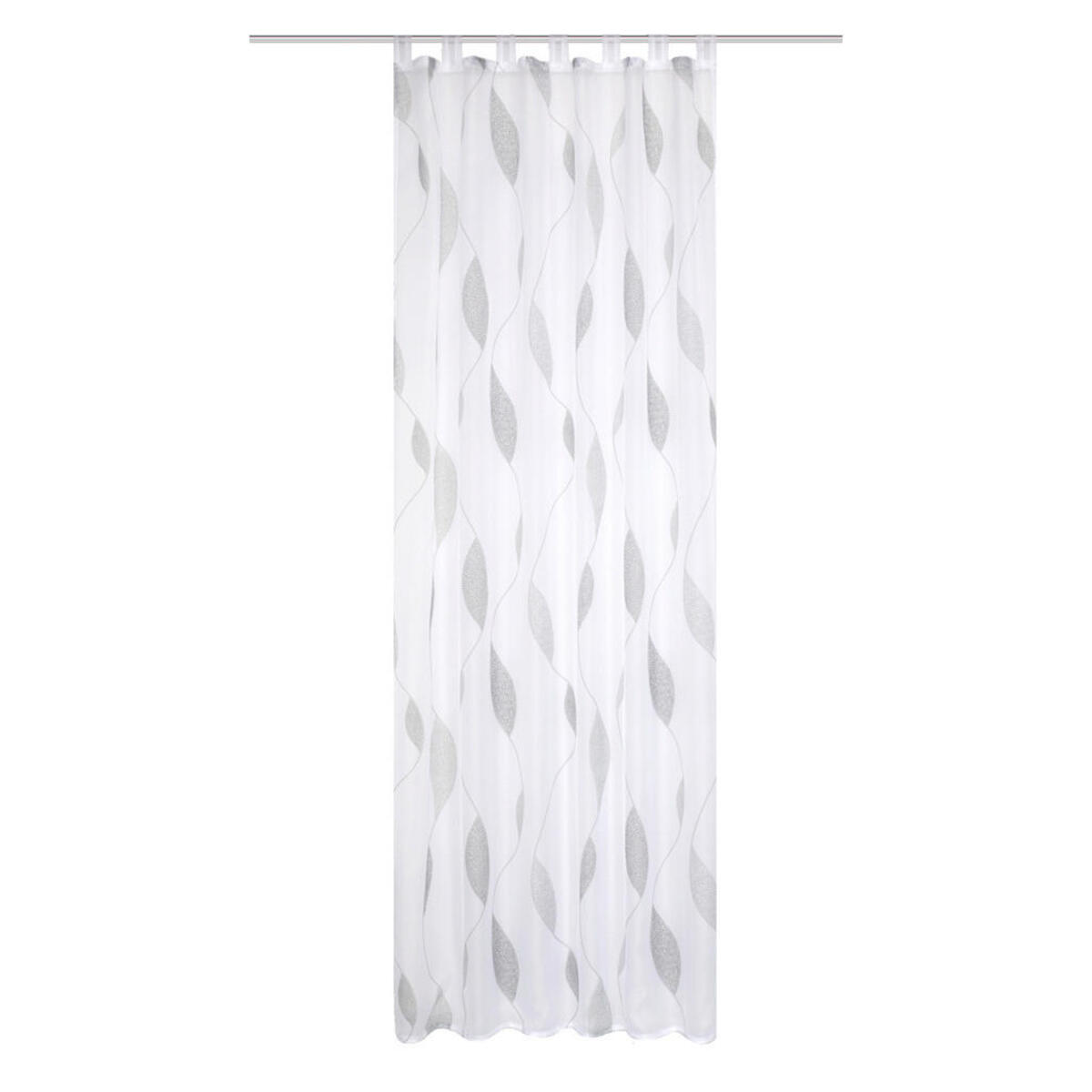 Bild 1 von Schlaufenschal Paolo, Grau, Taupe, Textil, 140x225 cm, Wohntextilien, Gardinen & Vorhänge, Fertiggardinen, Schlaufenschals