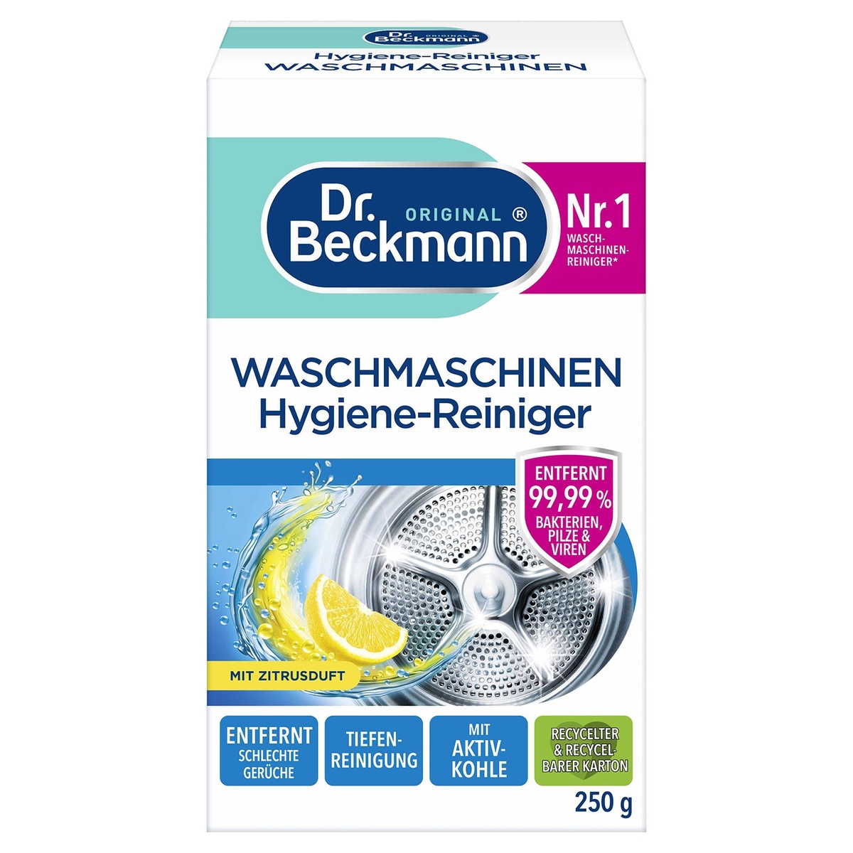 Bild 1 von DR. BECKMANN®  Waschmaschinen Hygienereiniger 250 g