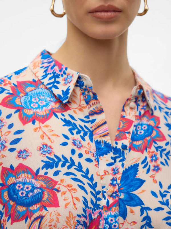 Bild 3 von Vero Moda VMMENNY TIE SS SHIRT Bluse
                 
                                                        Grau