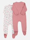 Bild 2 von Baby Pyjama 2er Set mit Fuß
                 
                                                        Rosa