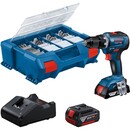 Bild 1 von Bosch Professional Akku-Bohrschrauber GSR 18V-55 mit Akkus, L-Case & 100 AC-Set